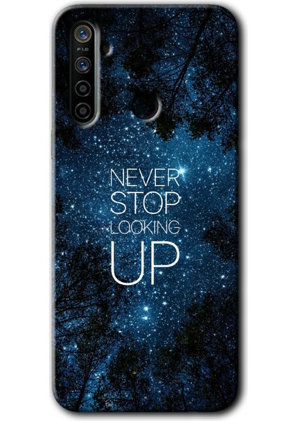 Huawei P40 Lite E Kılıf Baskılı Kapak - Stars Wallpaper + 5d Tam Kaplayan Cam