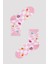 Kız Çocuk Çiçek Desenli 2Li Soket Çorap 2
