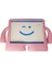 Happycase iPad 4 9.7 Kılıf Karakter Tablet Silikon - Açık Pembe 1