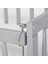Gri 60X120 Lüks Anne Yanı Sallanır Ahşap Beşik 5
