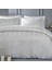Bedding Shelly Çift Kişilik Bambu Saten Nevresim Takımı - Gri 1