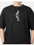 Wedday Siyah Aslan Oversize Pamuklu T-Shirt WEDS12 2