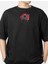 Wedday Siyah Demon Slayer Kimetsu Oversize Pamuklu T-Shirt Weds 2