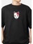 Wedday Siyah Kamado Tanjiro Maskesi Oversize Pamuklu T-Shirt Wed 2