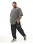 Oversize T-Shirt Örgü Dokulu Antrenman Üstü Bgsm 3323 4