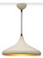 Modern Beyaz Içi Gold Oda,mutfak,cafeler Için Tekli Metal Sarkıt Avize ÇAP:35CM 1