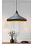 Modern Siyah Içi Gold Oda,mutfak,cafeler Için Tekli Metal Sarkıt Avize ÇAP:35CM 1