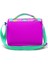 Kids Açık Pembe Su Yeşili Makaron Desenli Thermo Beslenme Çantası 11701 3
