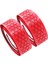 4x Golf Kavrama Sarma Bantları Yeni Repenping Çözümü Pu Slip Wrap Bant Kırmızı ve Beyaz (Yurt Dışından) 5