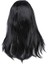 Siyah Şık Wo Uzun Düz Peruk Elbise Cosplay Kostüm Partisi Peruk (Yurt Dışından) 1