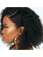 12 Inç Siyah Moda Kadın Kadın Küçük Kısa Dalgalı Saç Afro Peruk Sentetik Saç- (Yurt Dışından) 4