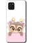 Samsung Galaxy A81 Kılıf Baskılı Kapak - Sevimli Baykuş +Tam Kaplayan Mat Seramik 1