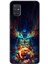 Samsung Galaxy A51 Kılıf Baskılı Kapak - Ballı Baykuş +Tam Kaplayan Mat Seramik 1