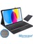 iPad 10.9 2022 (10. Nesil) Bluetooth Klavye + Touchpad Standlı Kılıf - Bkk2 2