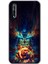Huawei Y8P Kılıf Baskılı Kapak - Ballı Baykuş +Tam Kaplayan Mat Seramik 1
