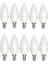 LED Buji Ampul CT-4083 8W E14 600LM 6400K Beyaz Işık 10 Adet 1