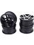 4pcs 1.9 "alüminyum Alaşım Tekerleği Jant Hub Hpı D90 Siyah Için 1/10 Rc Prwler (Yurt Dışından) 1