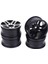 4pcs 1.9 "alüminyum Alaşım Tekerleği Jant Hub Hpı D90 Siyah Için 1/10 Rc Prwler (Yurt Dışından) 4