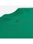 Sweatshirt %100 Organik Pamuk Bisiklet Yaka 3 Iplik Kalın Kumaş Basic Yeşil Kadın 5