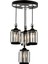 Avonnı AV-60314-4T-BSY Siyah Boyalı Modern Avize E27 Metal Kristal 35CM 1