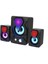 E-1306 Oyuncu Gamer Telefon Bilgisayar Tablet Rgb Stereo USB Subwoofer Hoparlör 1