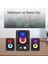 E-1306 Oyuncu Gamer Telefon Bilgisayar Tablet Rgb Stereo USB Subwoofer Hoparlör 3