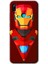 Huawei P Smart 2019 Kılıf Baskılı Kapak - Iron Man Çizim + 5d Tam Kaplayan Cam 1