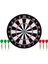 Orta Boy Dart Seti 36 CM Çift Taraflı Dart Hedef Tatası 6 Oklu 1