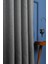 Taç Gri Keten Karartma Blackout Fon Perde, 1/3 Sık Pile, Tek Kanat, 50 x 260 cm 2