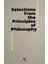 Selections From The Principles Of Philosophy 1