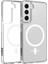Samsung Galaxy S23 Plus Uyumlu Magsafe Ultra Hybrid Anti-Shock Şeffaf Sert Silikon Kılıf 1