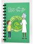 Rick And Morty Spiralli Defter Yeşil 1