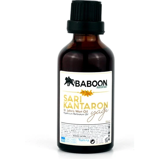 Baboon Natural Sarı Kantaron Yağı 50 ml
