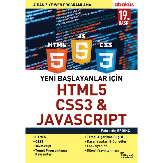 Yeni Başlayanlar için Html5 Css3 & Javascrıpt - Fahrettin Erdinç