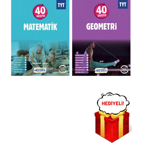 Okyanus Yayınları TYT 40 Seansta Matematik Geometri Seti Kitabı