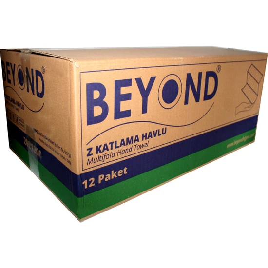Beyond Dispenser Z Katlama Havlu Peçete 12 Paket Ekonomik