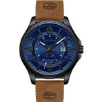 Timberland Erkek Kol Saati - Takvim Fonksiyonlu, Analog, Metal Kasa, Deri Kordon, 3 ATM Suya Dayanıklı