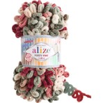 Alize Puffy Fine Color El Örgü Ipi (5 Li Paket) - 6039
