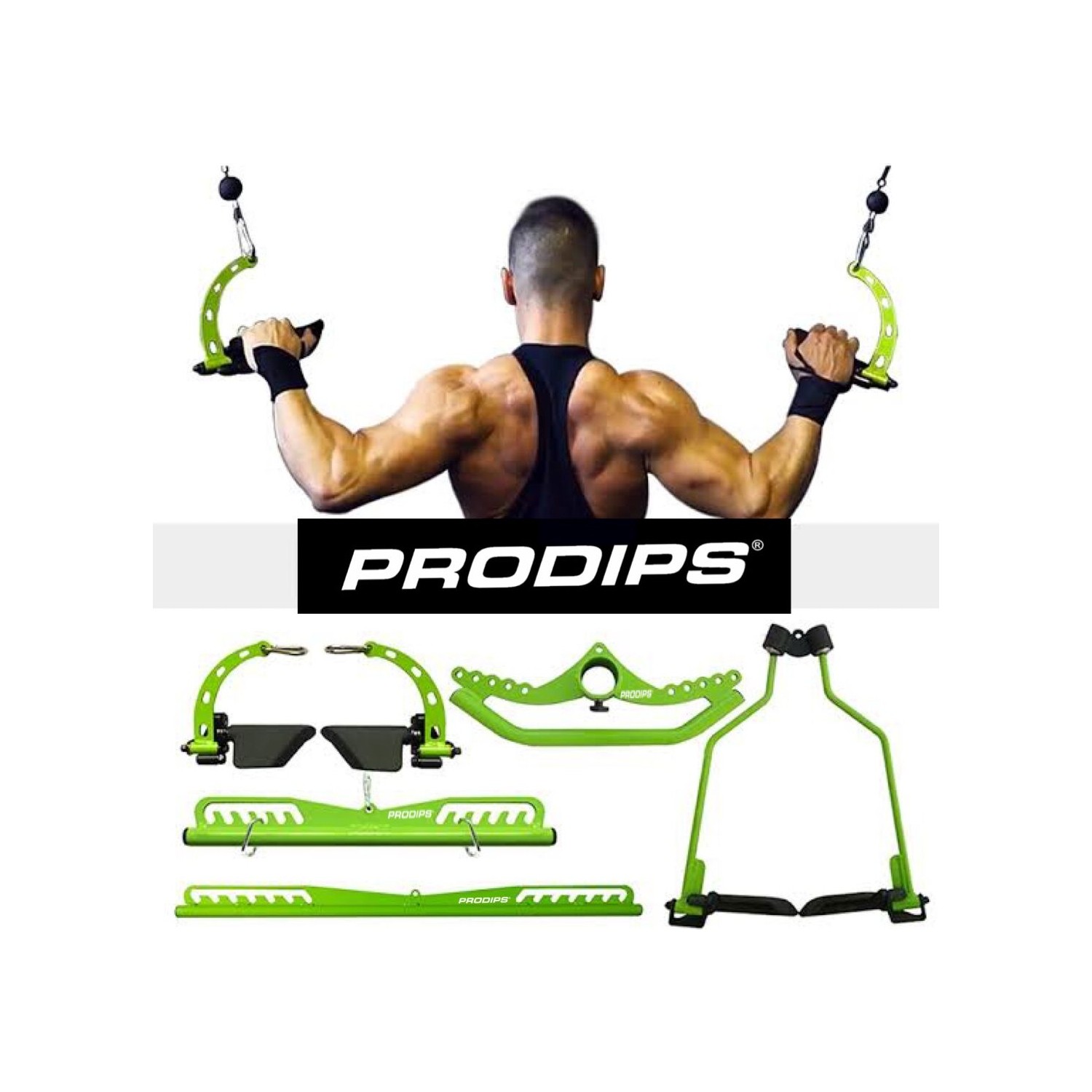 Prodips Grip Bar Handle Cable Crossover Row Lat Pulldown Fiyatı