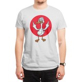 Fizello Funny Angry Duck Beyaz Spor Tişört