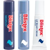 Blistex Medplus Stick SPF15 4,25 G + Sensitive SPF15 + Çatlak Dudaklara Rip Relief SPF10 6ml
