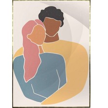 SHOP365 Aşk Sevgi Temalı Modern Pastel Renkler Modern Poster P-001091