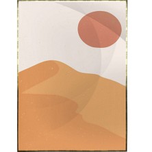 SHOP365 Renkli Çizimler Manzara Illüstrasyon Modern Sanat Tuval Poster P-000784