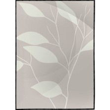 SHOP365 Yapraklar ve Şekiller Karışık Renkler Modern Poster P-001045