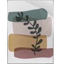 SHOP365 Yapraklar ve Şekiller Modern Poster P-001066