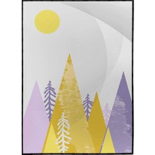 SHOP365 Ay Güneş ve Toprak Renkleri Modern Poster P-001262