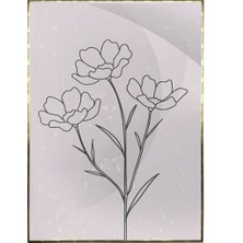 SHOP365 Çiçekler Botanik Illüstrasyon Poster P-000945