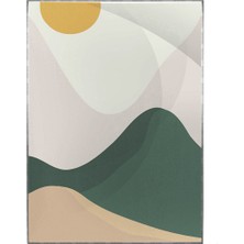 SHOP365 Ay Güneş ve Toprak Renkleri Modern Poster P-001253