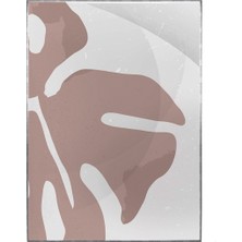 SHOP365 Yapraklar ve Şekiller Karışık Renkler Modern Poster P-000867