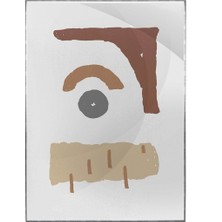 SHOP365 Yapraklar ve Şekiller Modern Poster P-001442